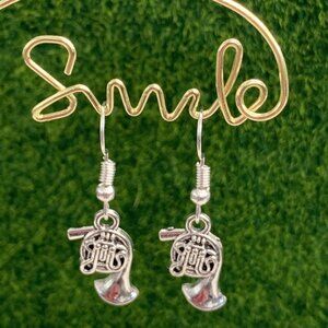 French Horn Earring, Orchestra Earring, Band Earring, Music Earring, Instrument